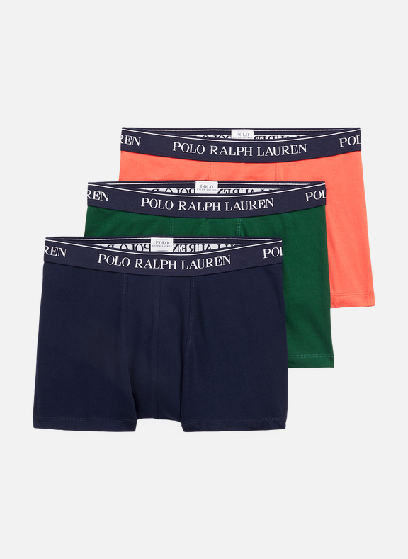 POLO RALPH LAUREN Lot de 3 boxers en coton  Multicolore