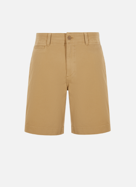 Plain cotton shorts BeigeDOCKERS 