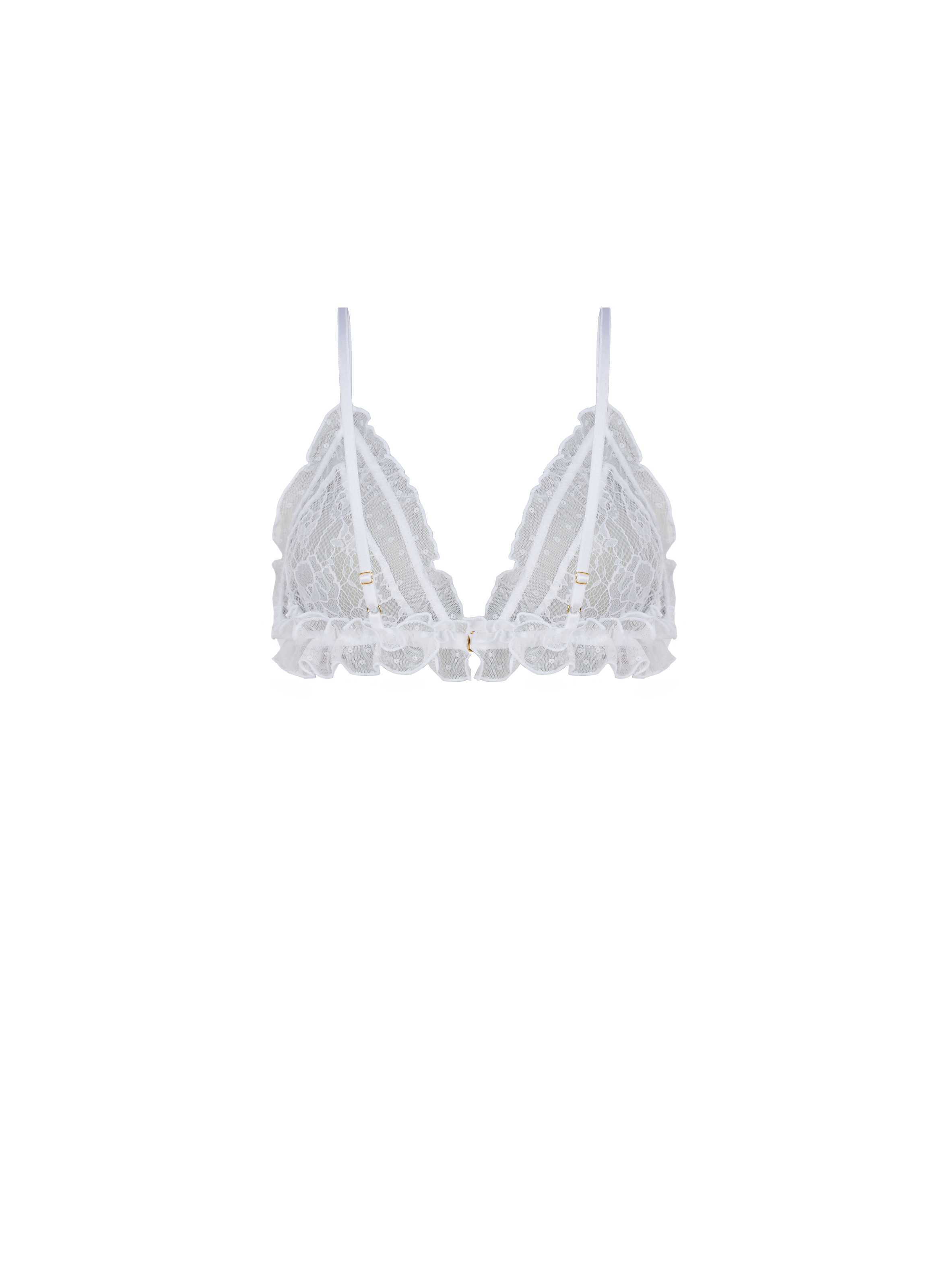 Brassière en dentelle  LE PETIT TROU Blanc