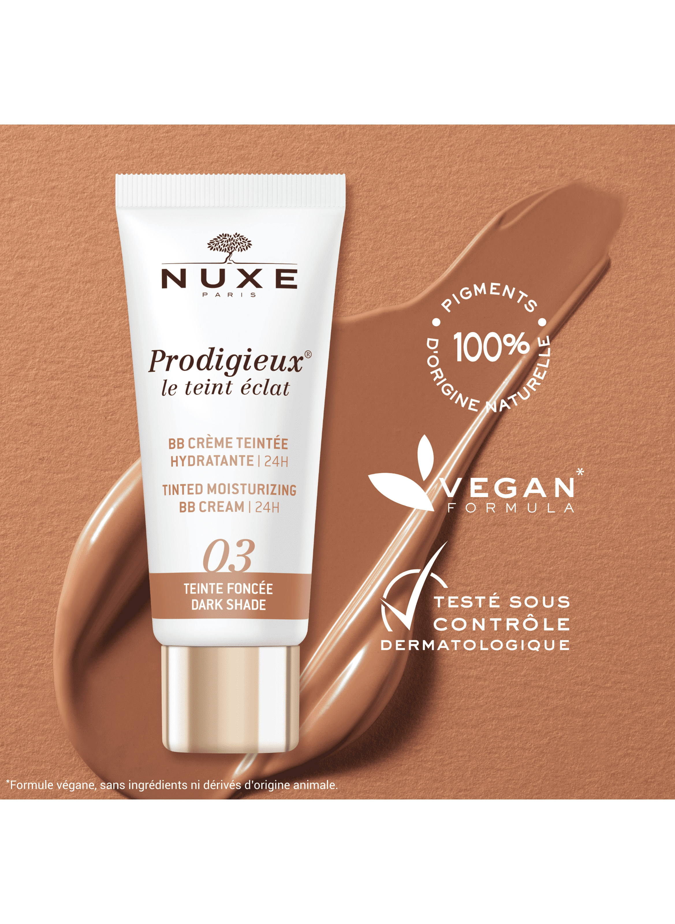 Prodigieux® le teint éclat - BB Crème Teintée Hydratante 24H Foncé