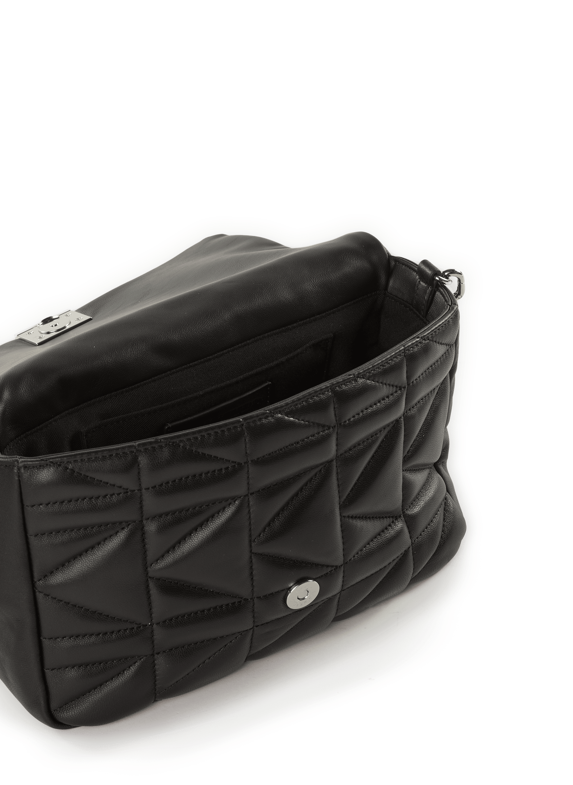 Sac à bandoulière matelassé  KARL LAGERFELD Noir