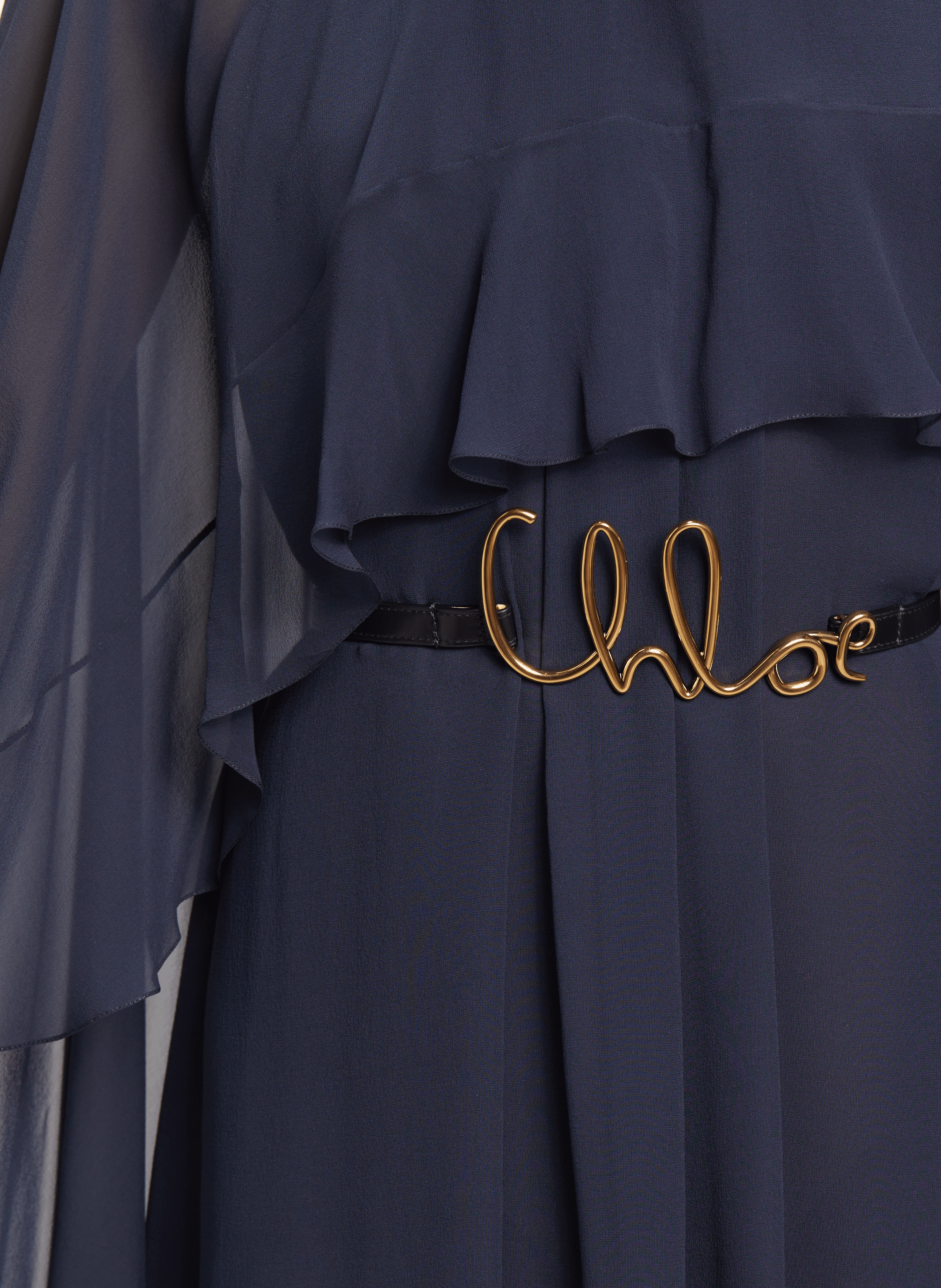 Ceinture Signature en cuir CHLOÉ Noir