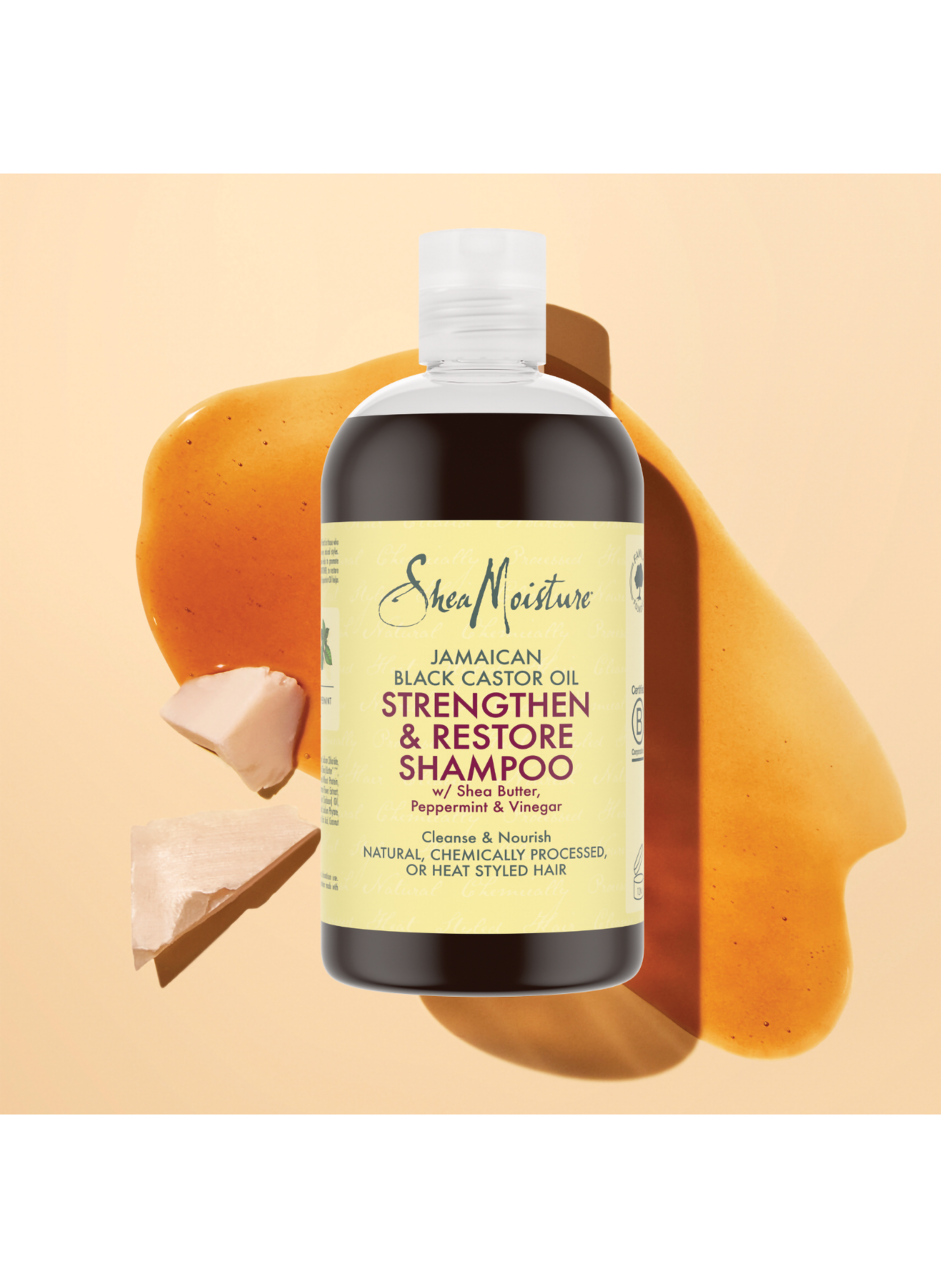 Fortifying & Revitalizing Shampoo - Jamaican Black Castor Oil SHEA MOISTURE No color