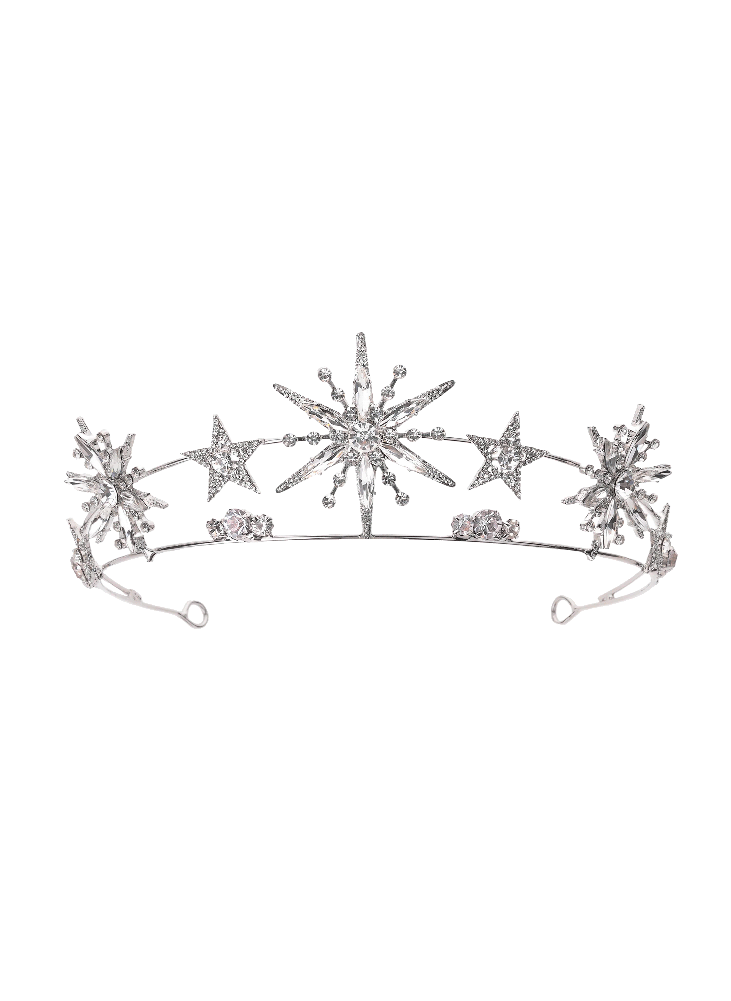 Barette de cheveux avec strass mezzo HIPANEMA Argent