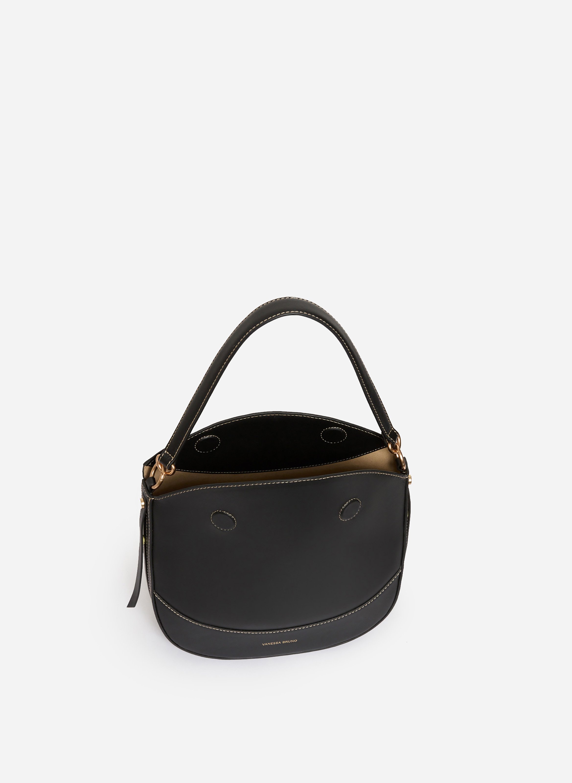 Moyen sac daily en cuir VANESSA BRUNO Noir