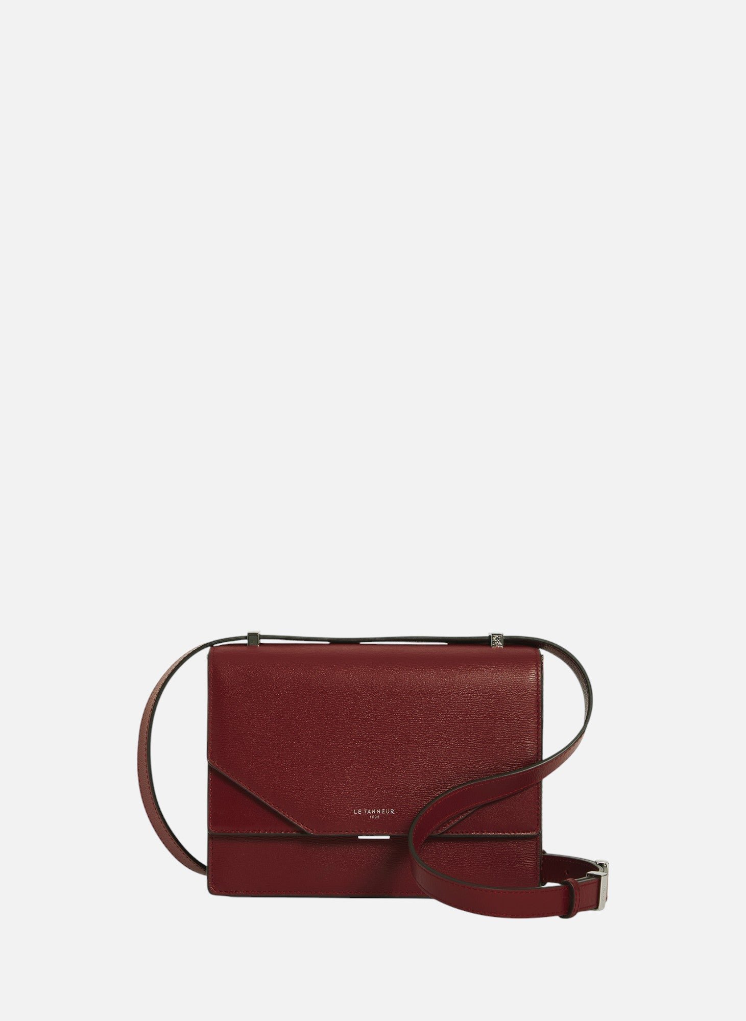 Petit sac bandoulière naya en cuir liégé LE TANNEUR Rouge