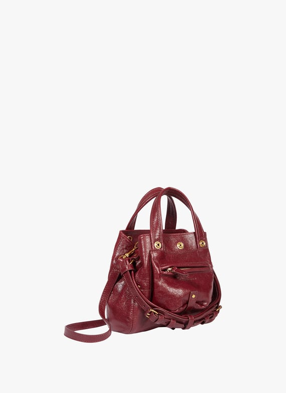 Sac à main Billy Nano en cuir  | Rouge by JÉRÔME DREYFUSS Sac à main Billy Nano en cuir  Rouge