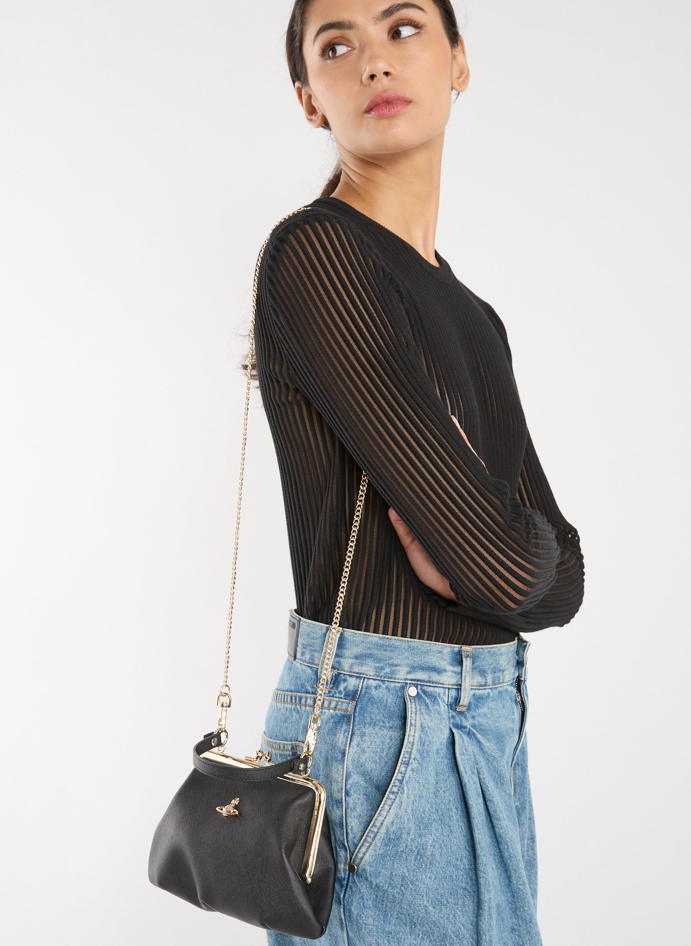 Granny handbag VIVIENNE WESTWOOD Black