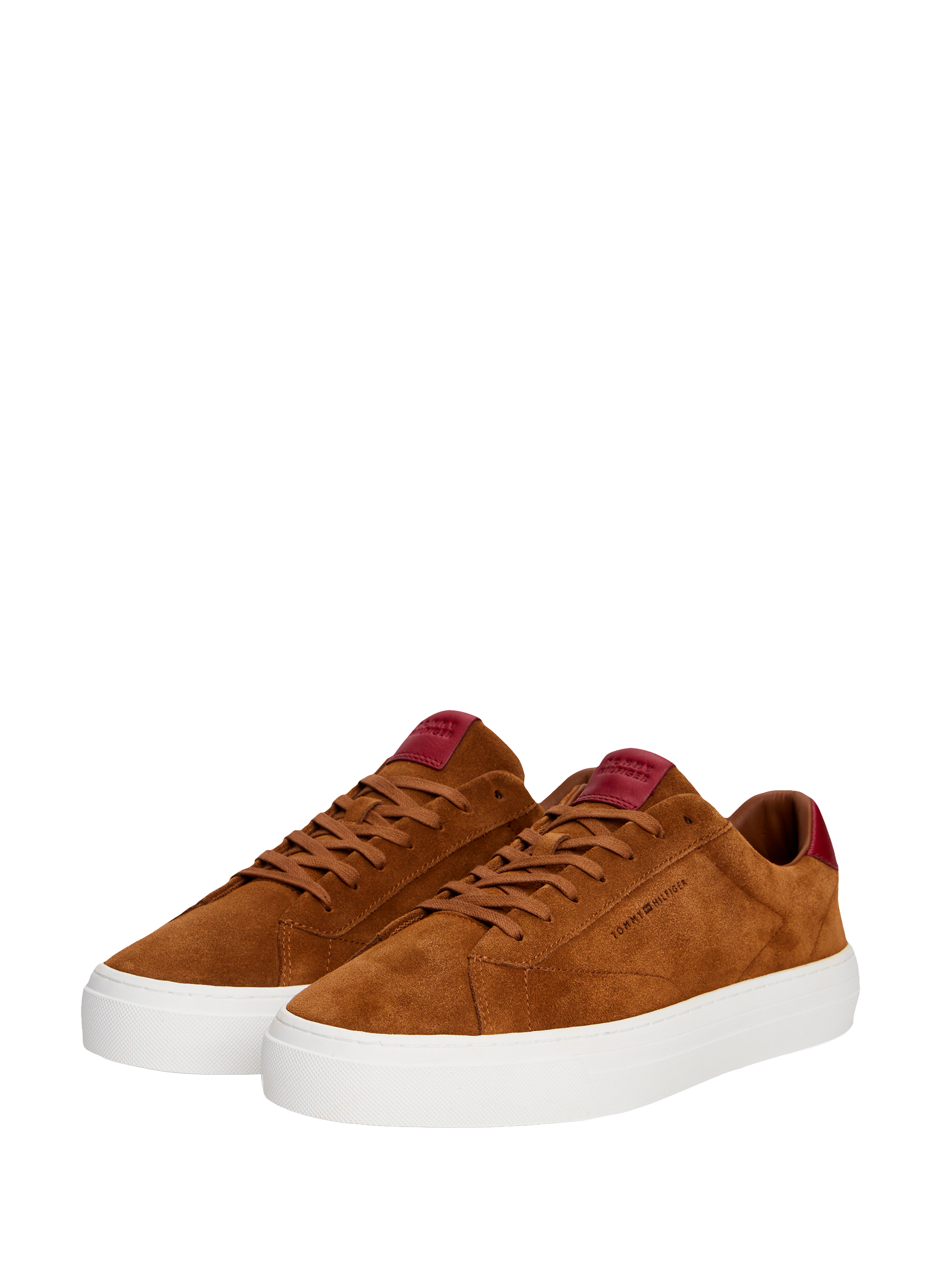 Leather sneakers TOMMY HILFIGER Brown