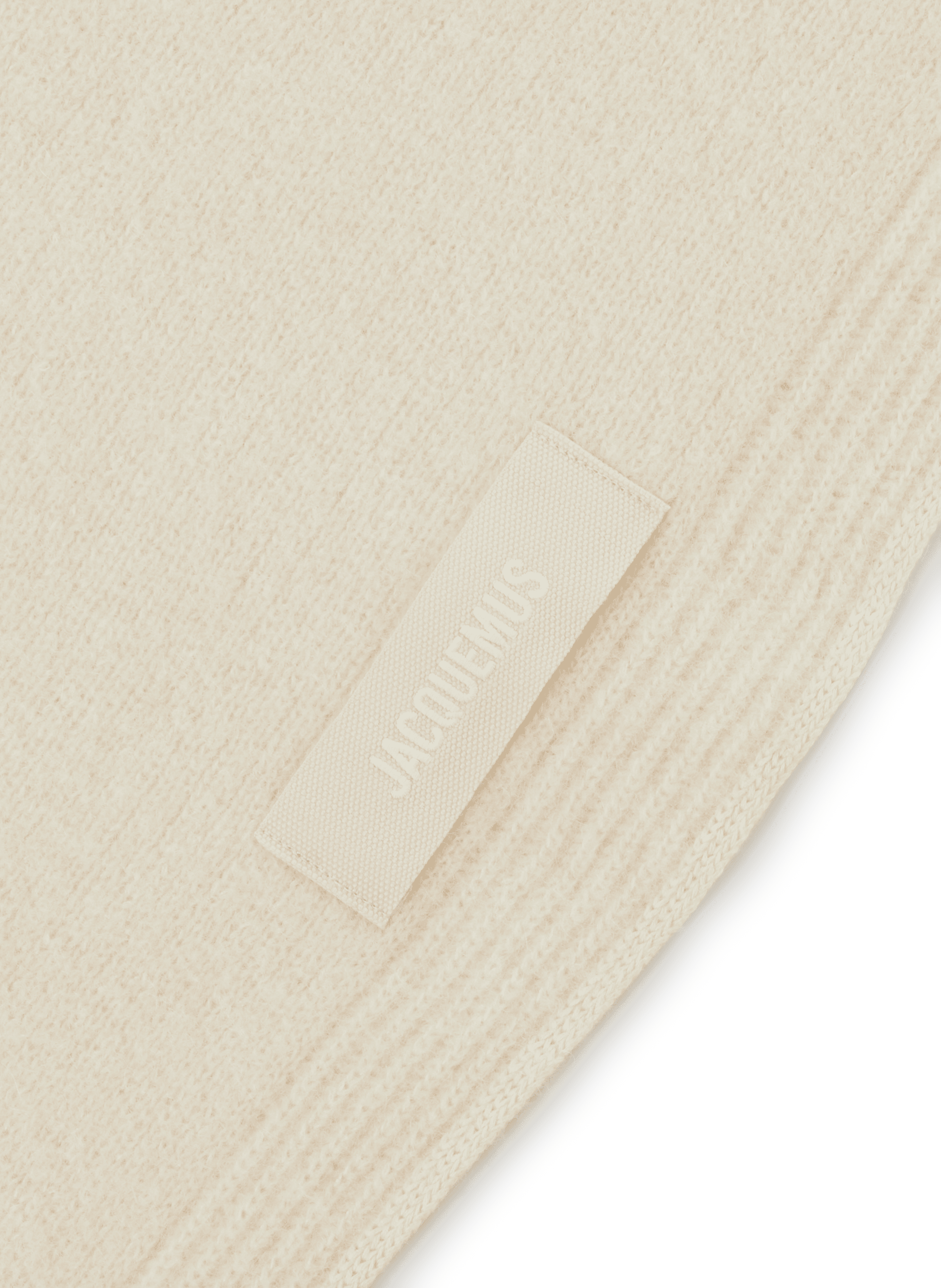 Le châle Gros Grain JACQUEMUS Blanc