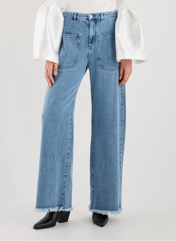 Contrast Jeans Blue by MARQUES ALMEIDA MARQUES ALMEIDA Contrast Jeans Blue