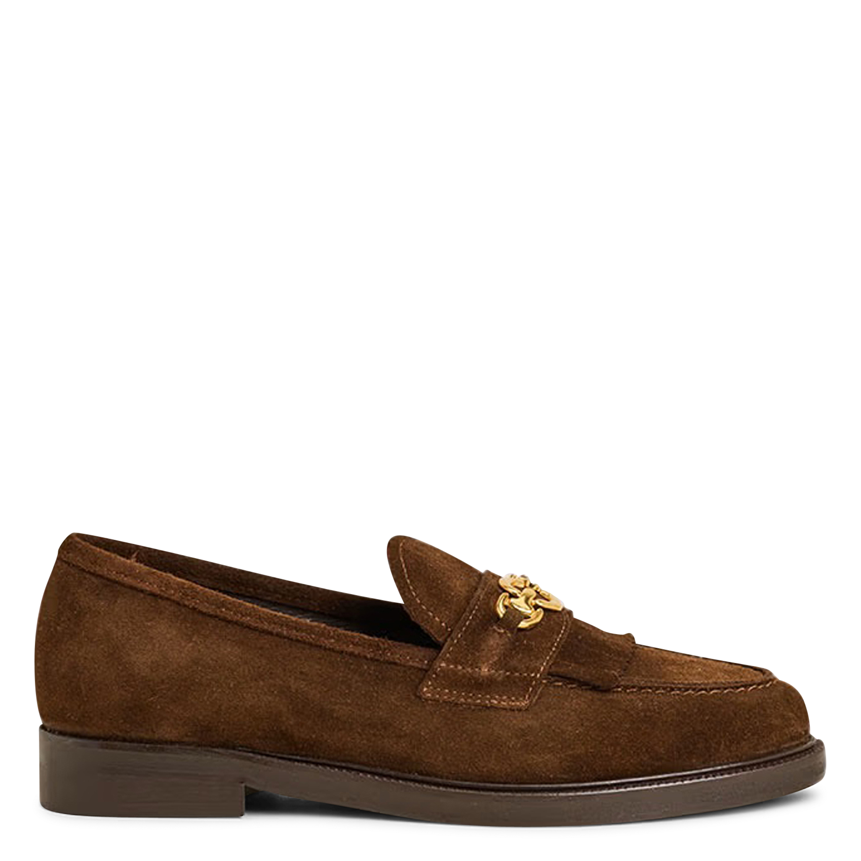 Mocassins en cuir velours delphes JONAK Marron