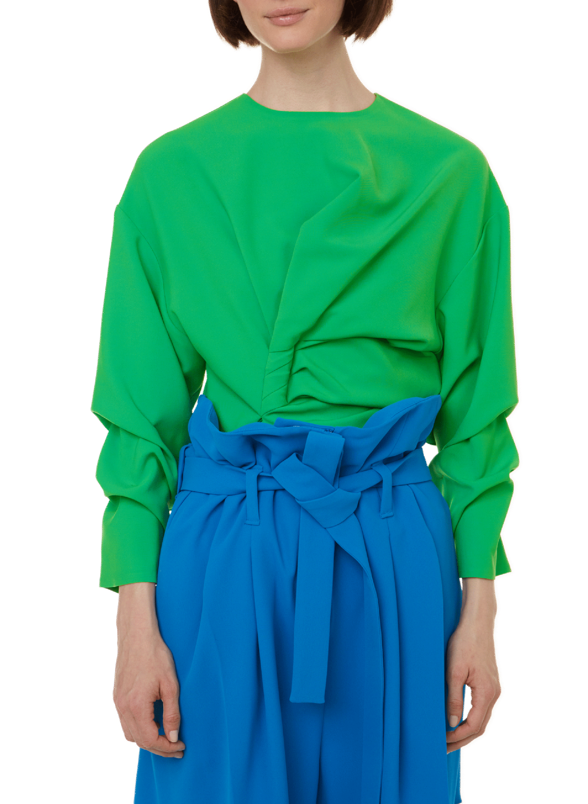 A.W.A.K.E. MODE Top asymétrique Vert