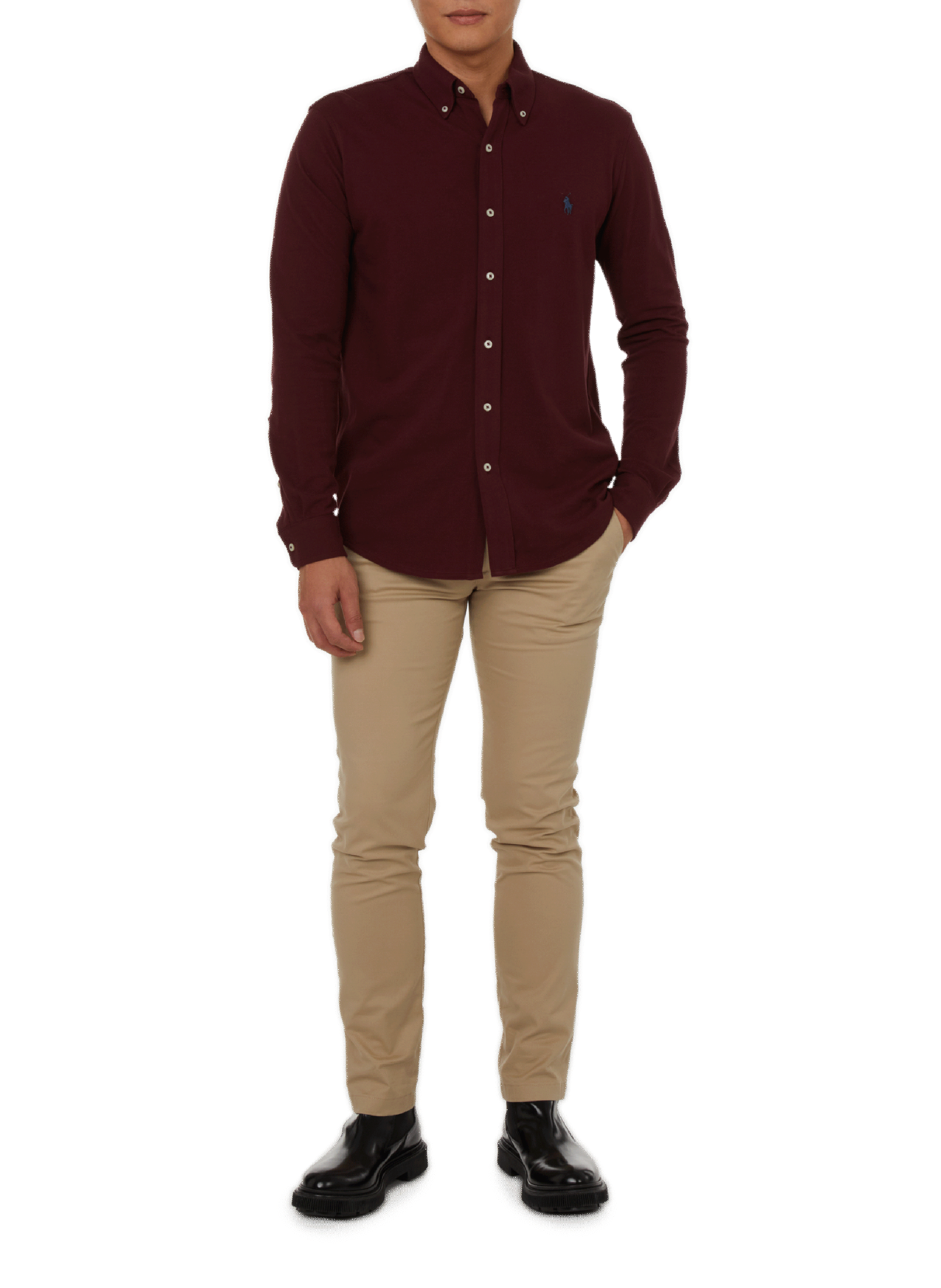 Cotton shirt POLO RALPH LAUREN Red