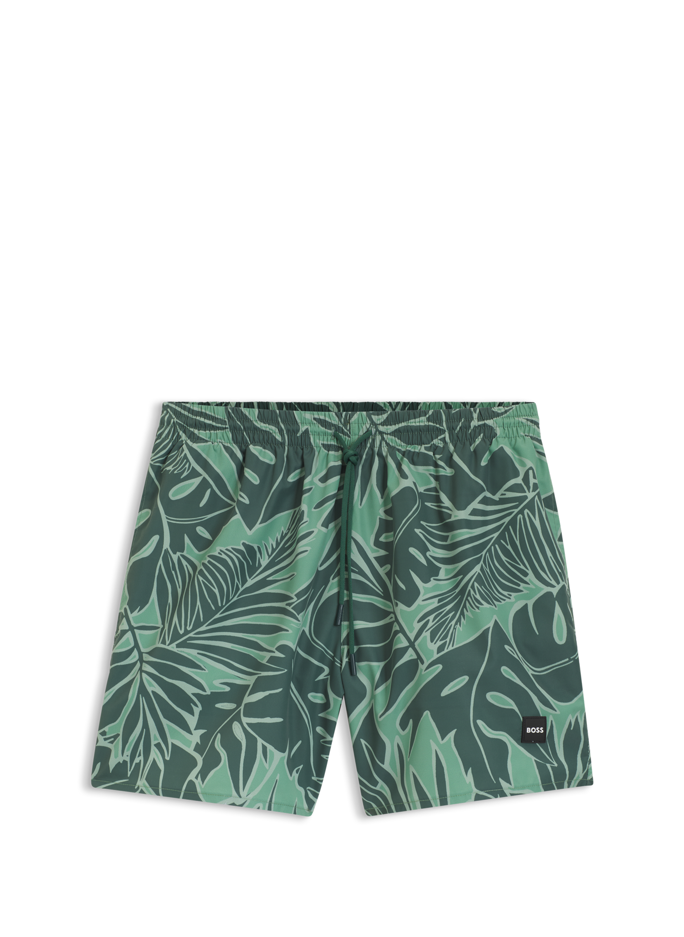 Piranha pattern swim shorts BOSS Green