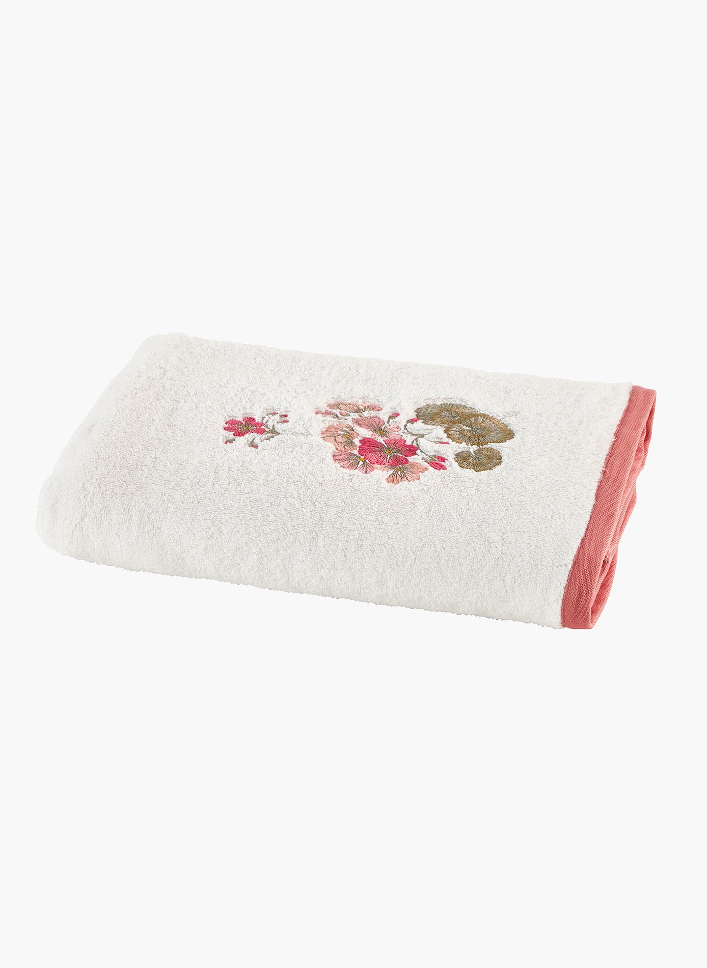 Drap de douche flanerie ANNE DE SOLENE Blanc