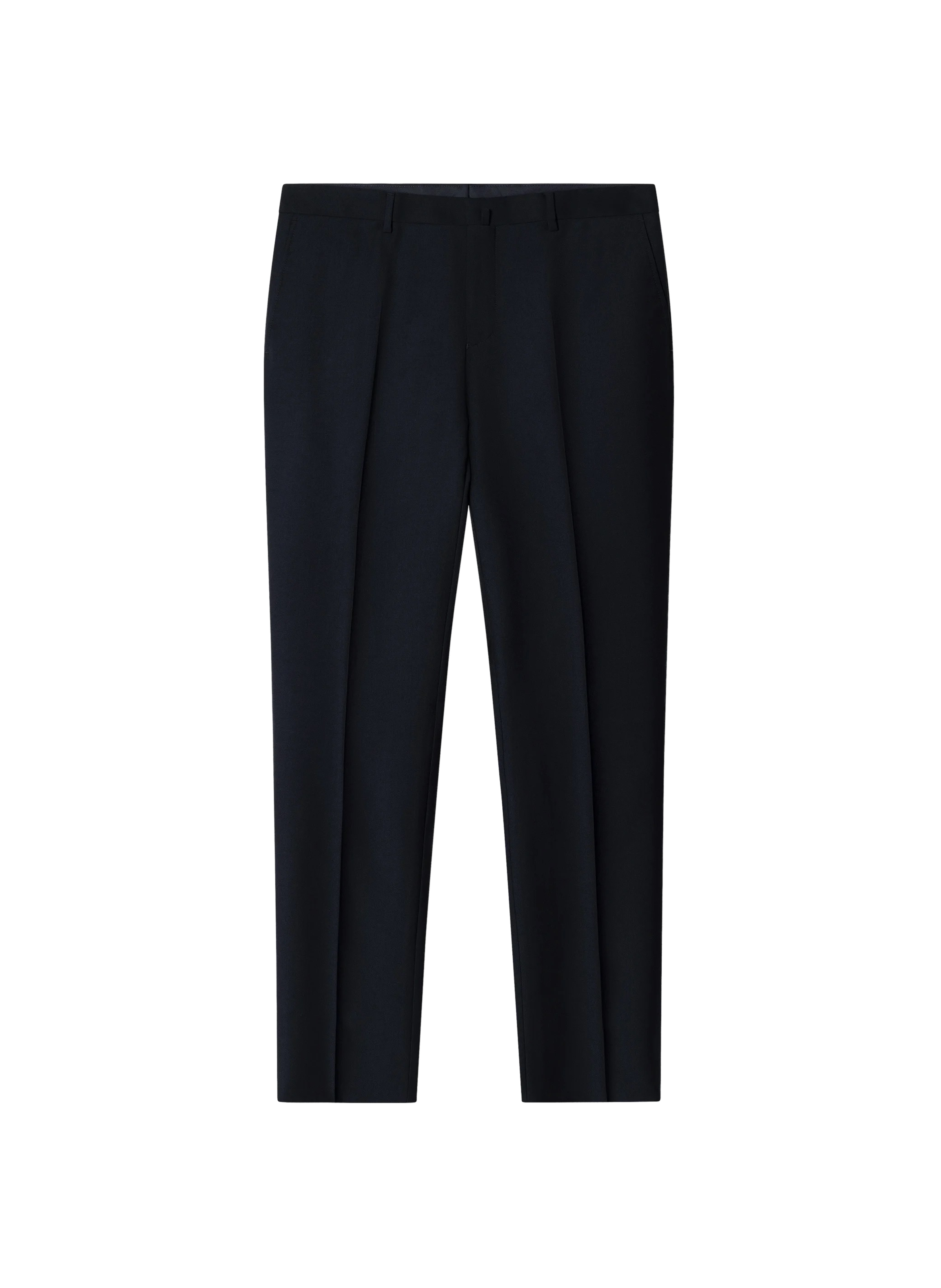 Pantalon de costume ajusté en laine HACKETT Bleu