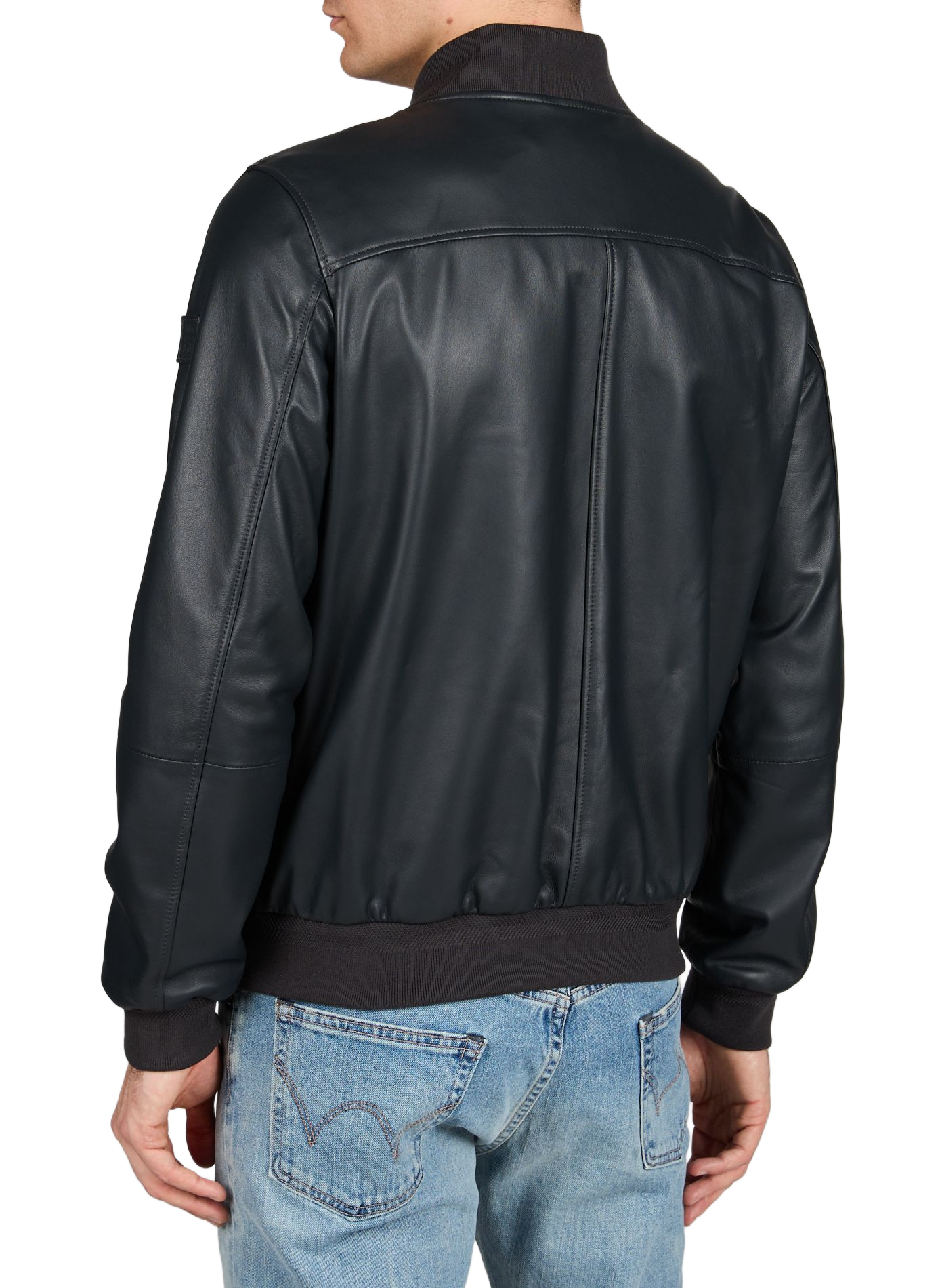 Blouson uni zippé EDEN PARK Bleu