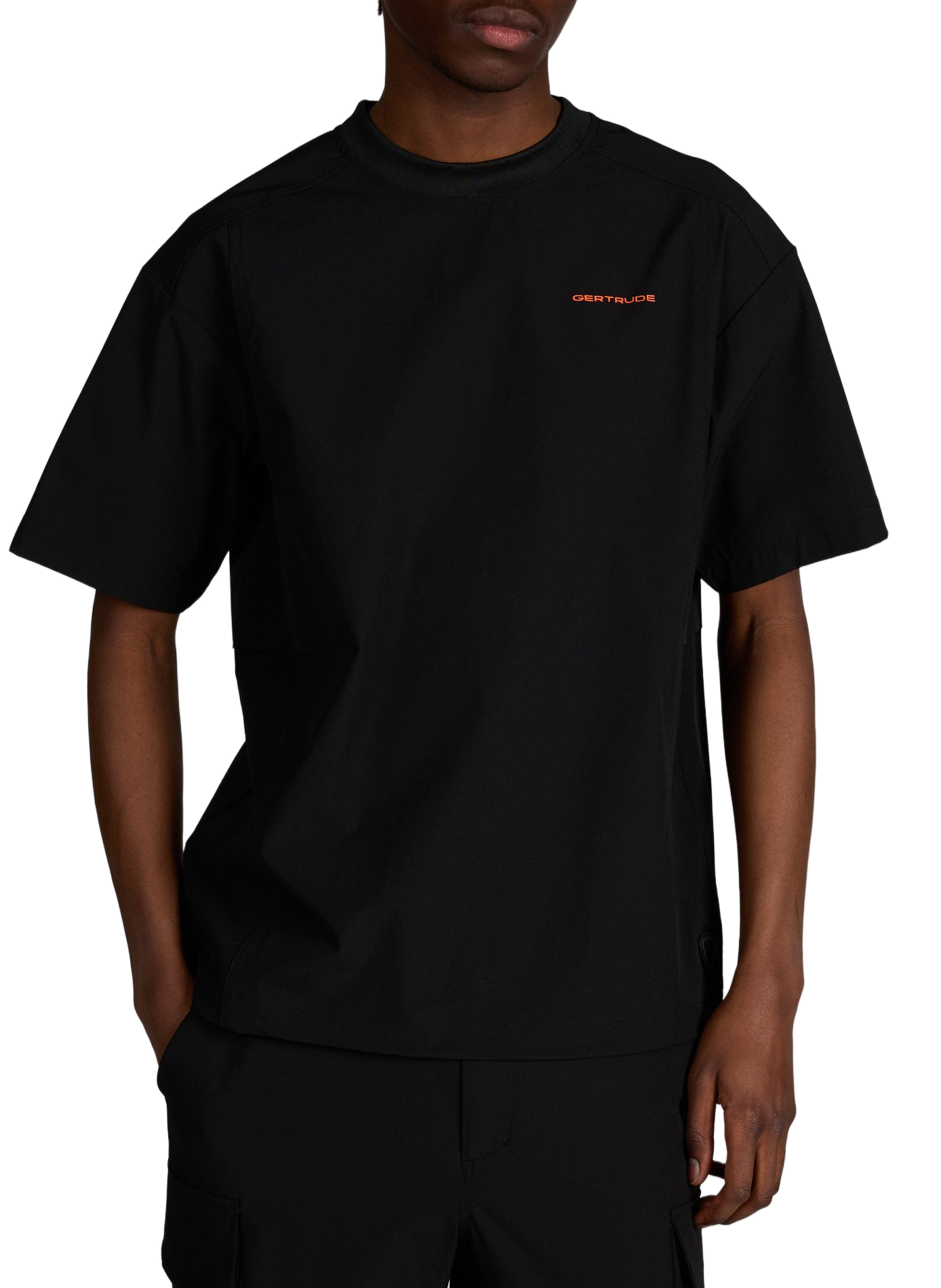 T-shirt Lothar droit GERTRUDE ET GASTON Noir