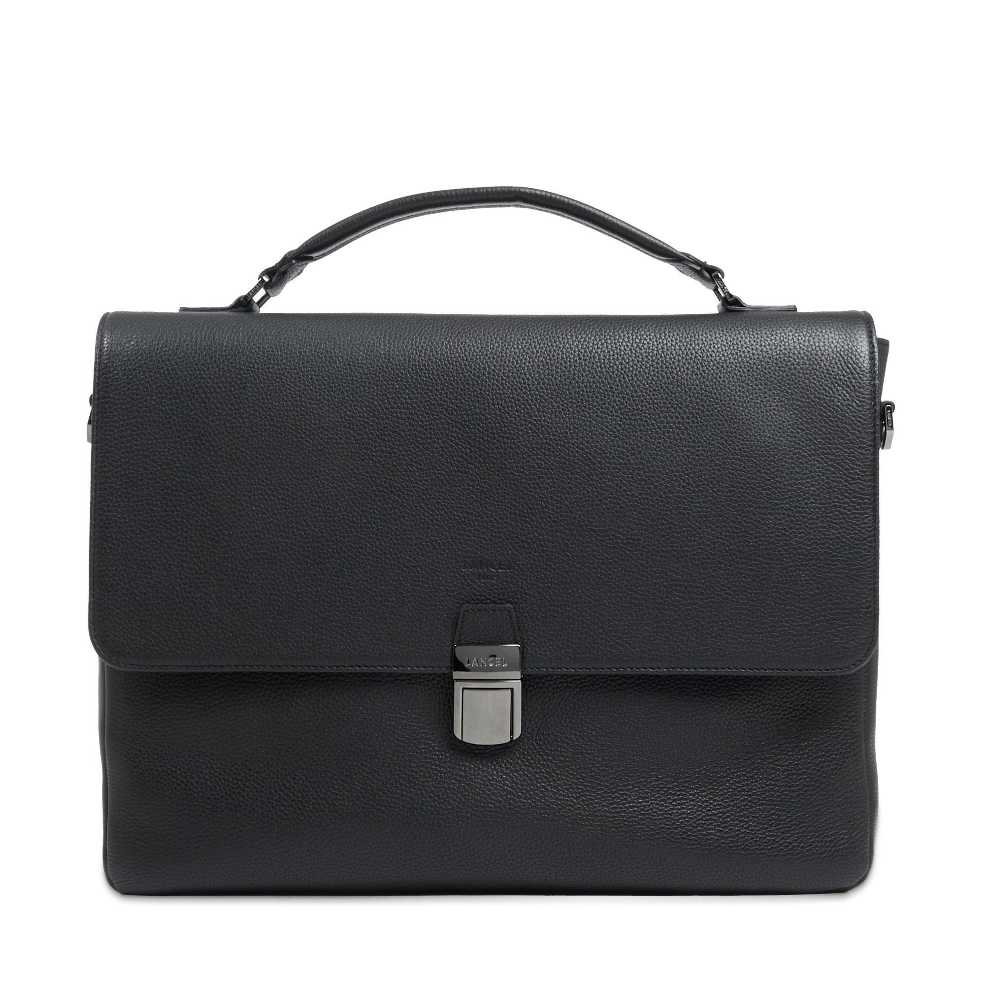 Porte-documents côme de lancel en cuir LANCEL Noir