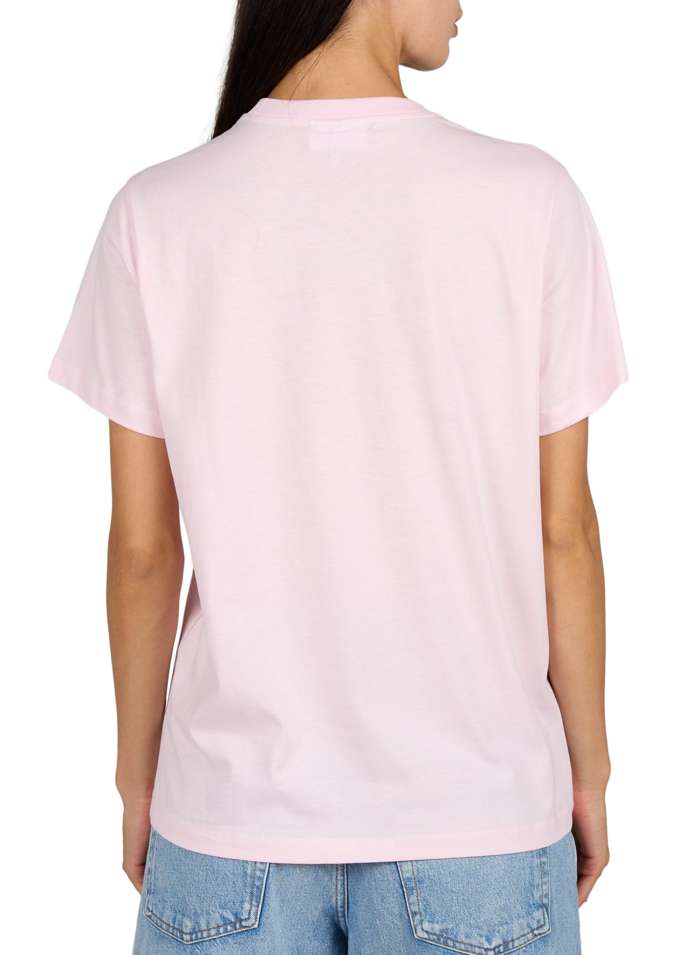 T-shirt à motif crabe en coton GANNI Rose