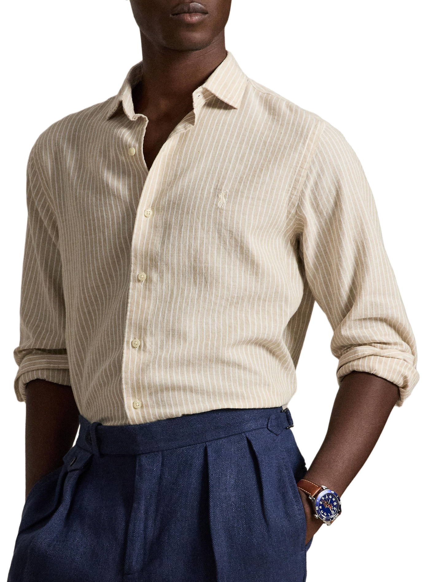 Chemise à rayures POLO RALPH LAUREN Beige