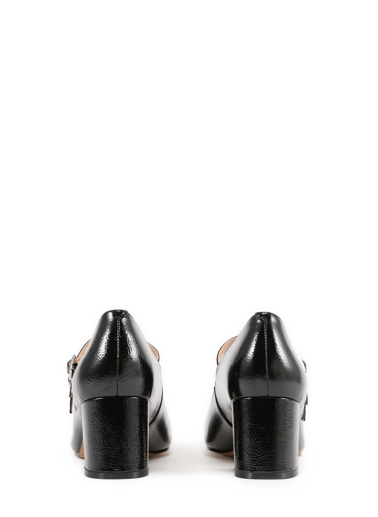 Mixed leather pumps GEOX Black