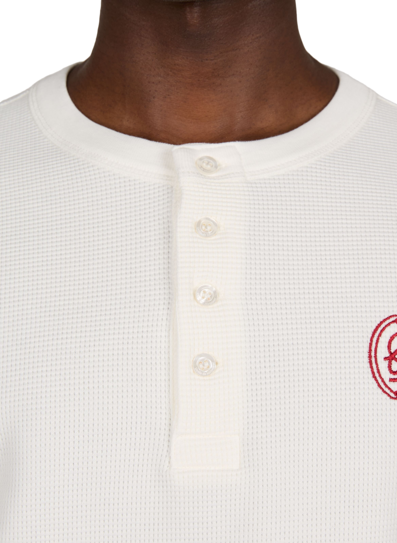 Straight t-shirt in blended cotton DROLE DE MONSIEUR White