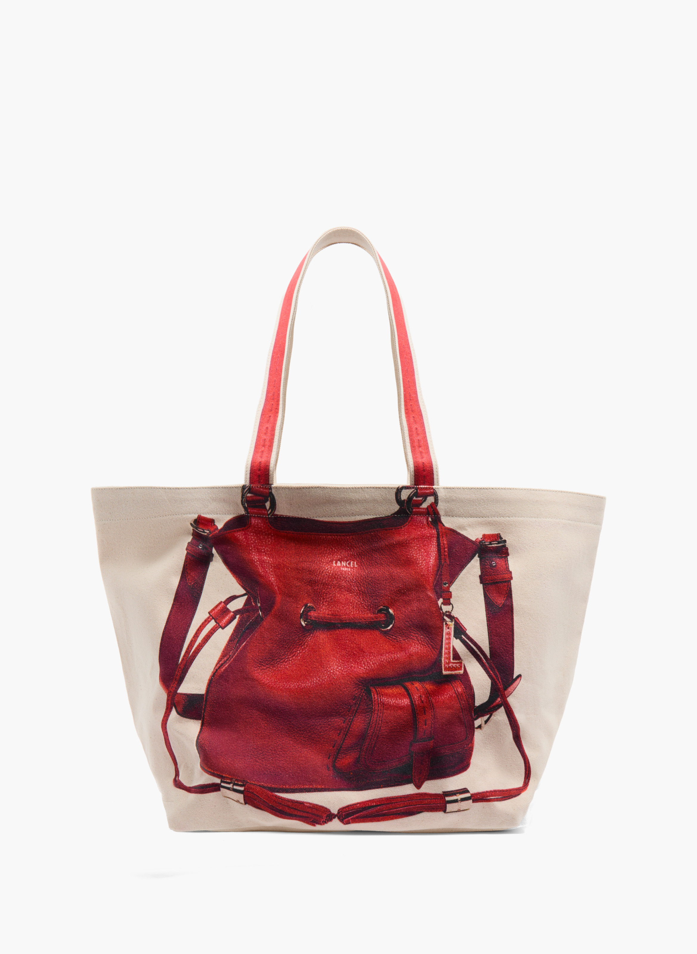 Shopper bag capsule 150 jaar in canvas LANCEL Veelkleurig