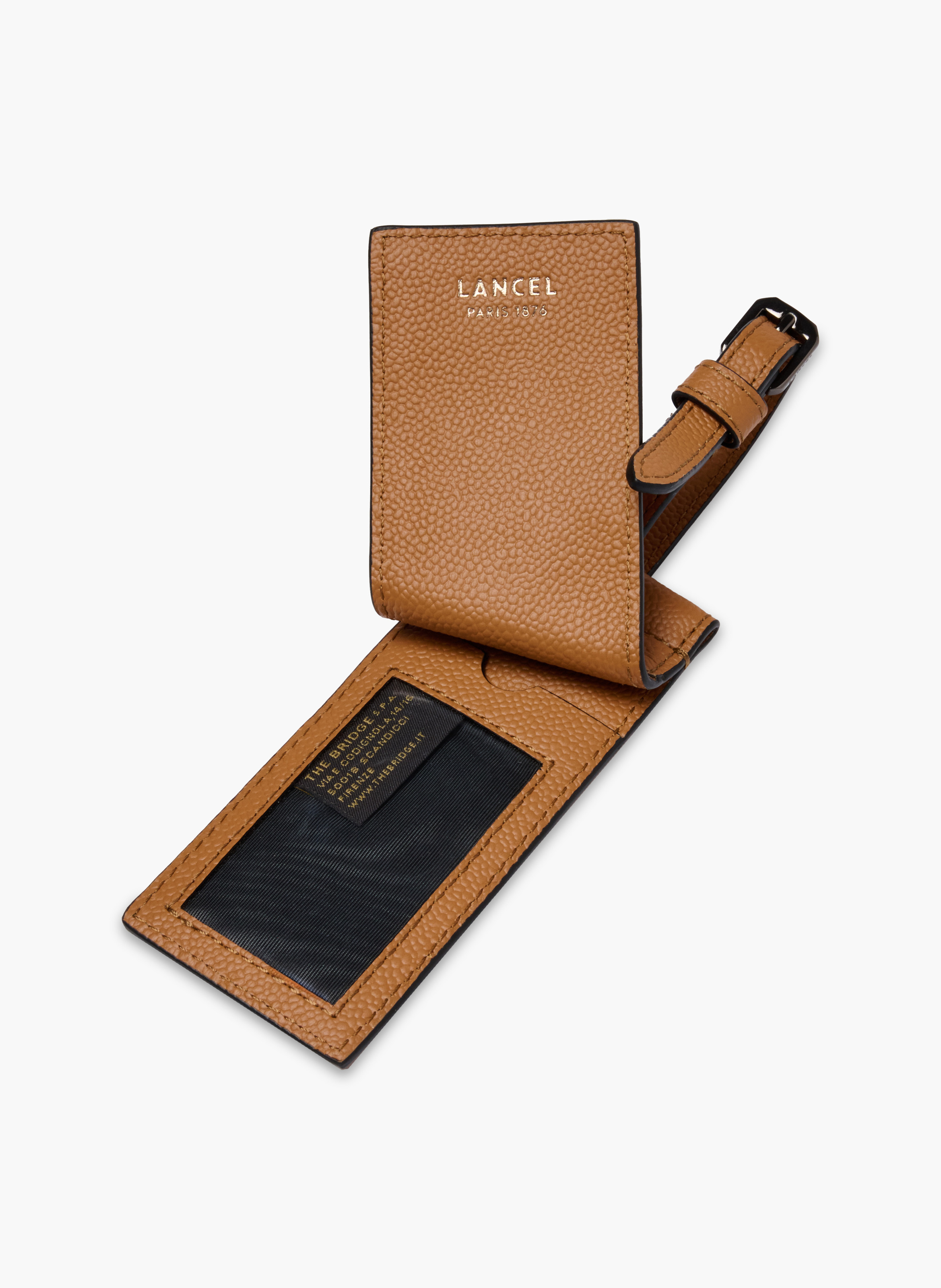 Porte-adresse charlie de lancel en cuir LANCEL Marron