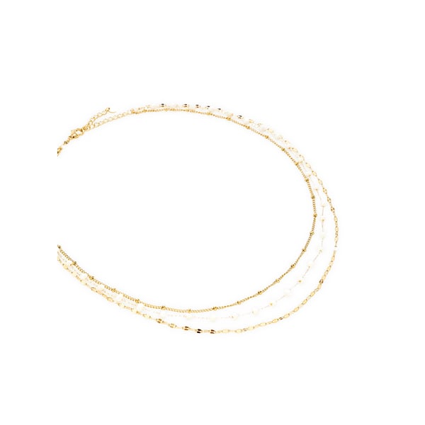 Collier triple chaîne