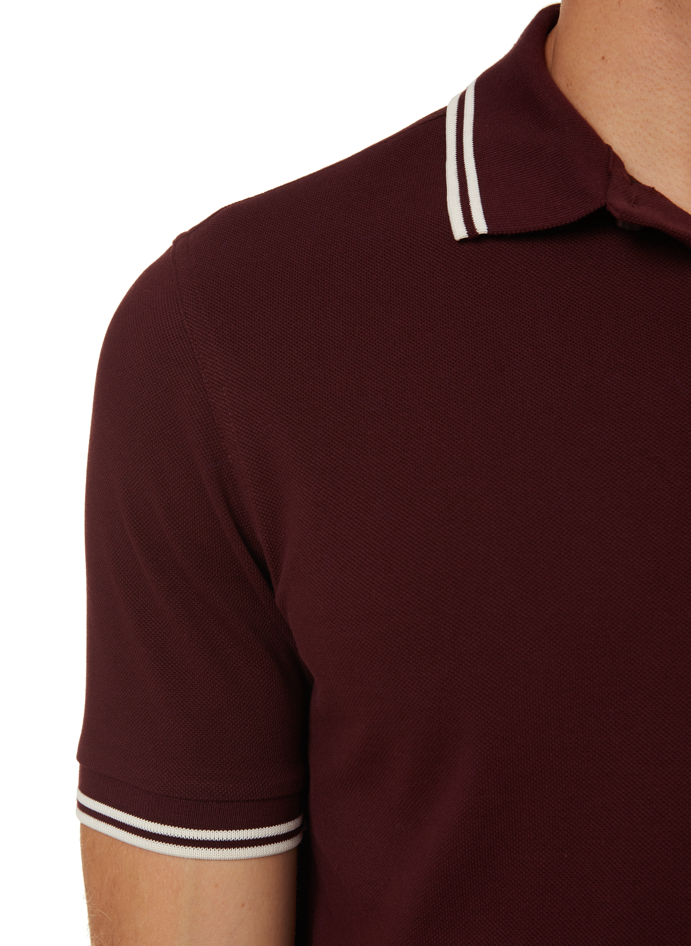 Cotton piqué polo shirt FRED PERRY Red