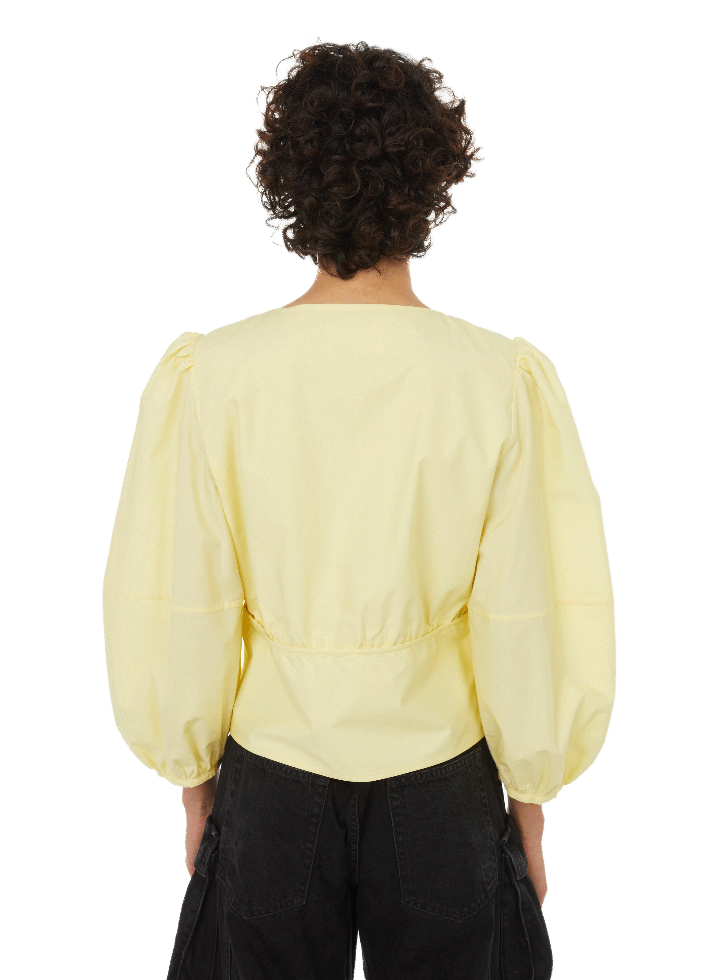 Top à manches ballon CAES Beige