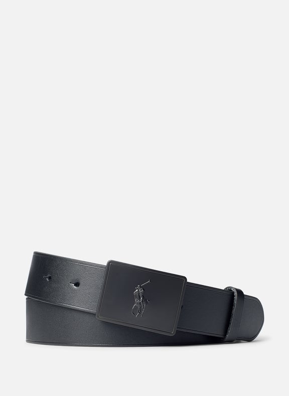 Ceinture en cuir Noir by POLO RALPH LAUREN POLO RALPH LAUREN Ceinture en cuir Noir