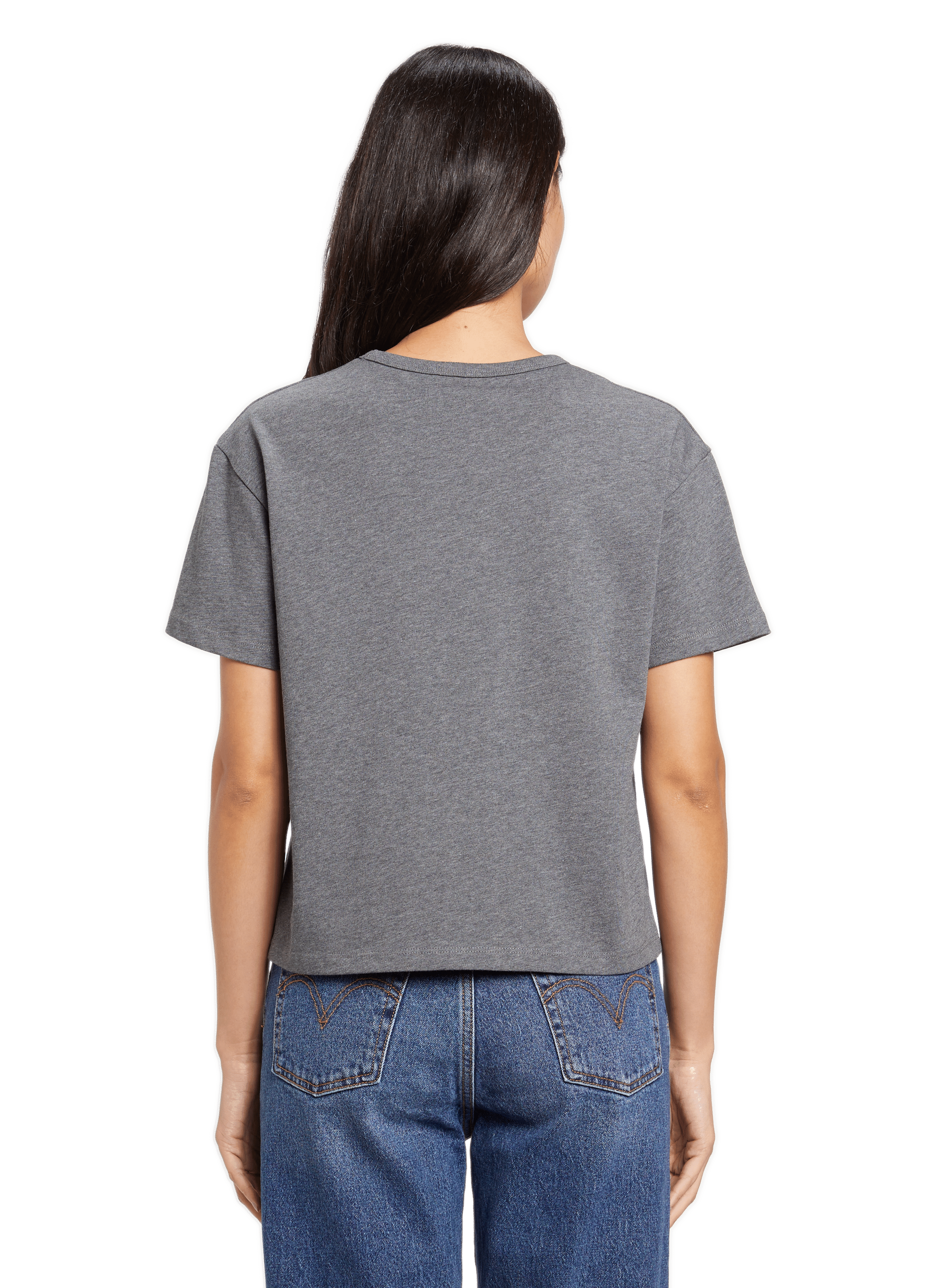 Katoenen t-shirt A.P.C. Grijs