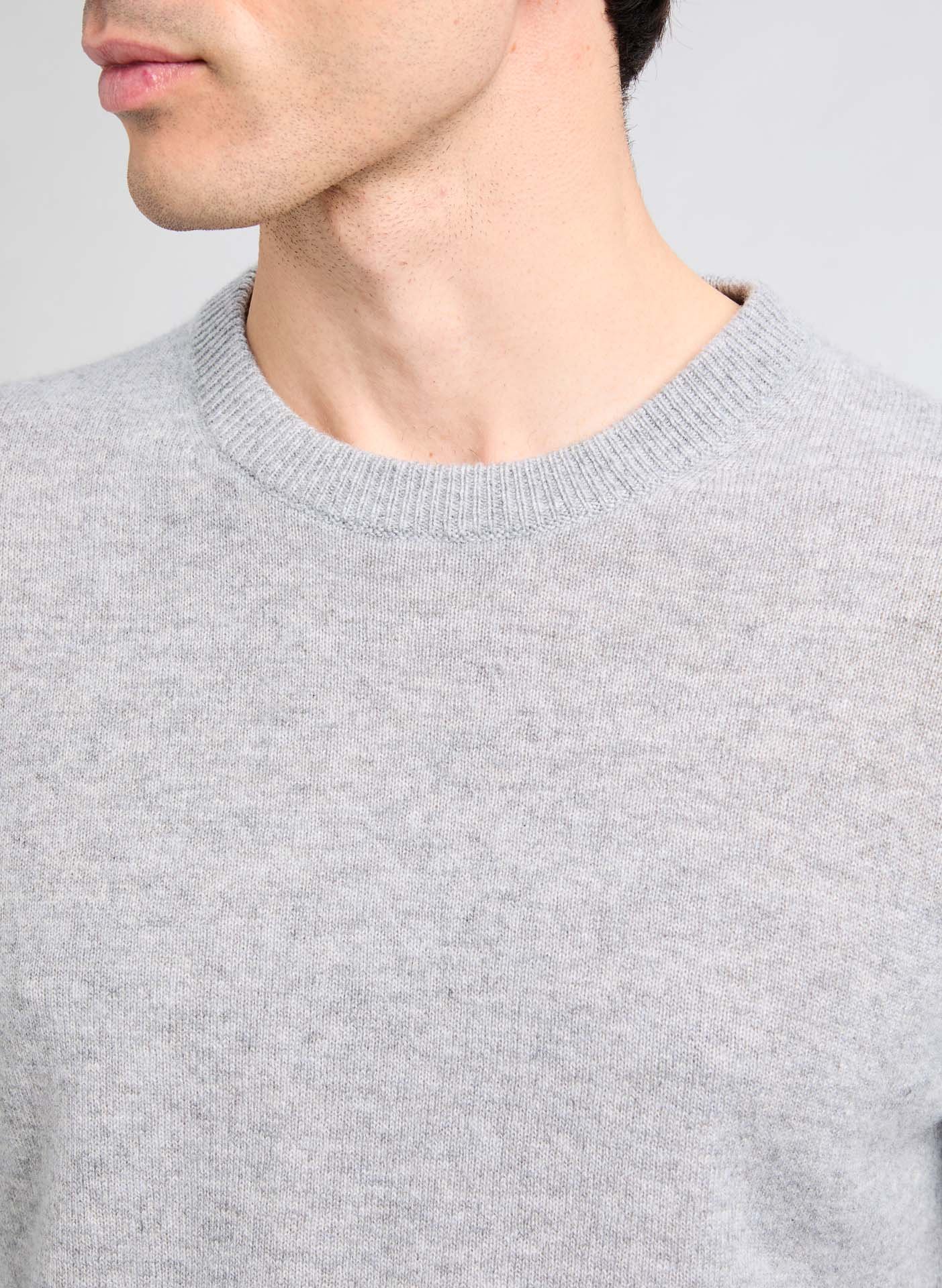 Cashmere round-neck jumper AU PRINTEMPS PARIS Silver