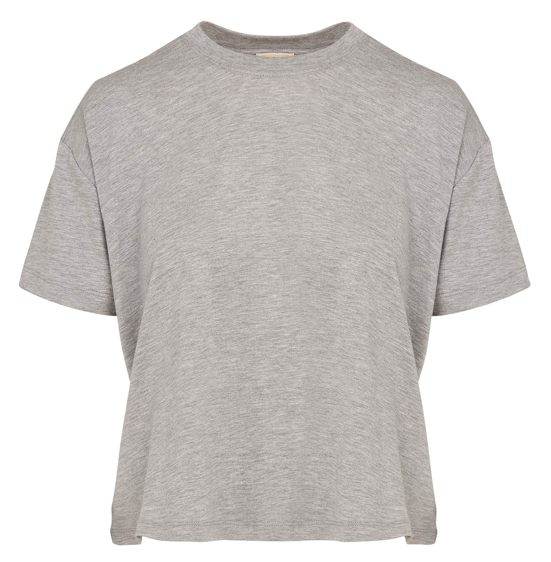 Tee-shirt oversize col rond too SESSUN Gris