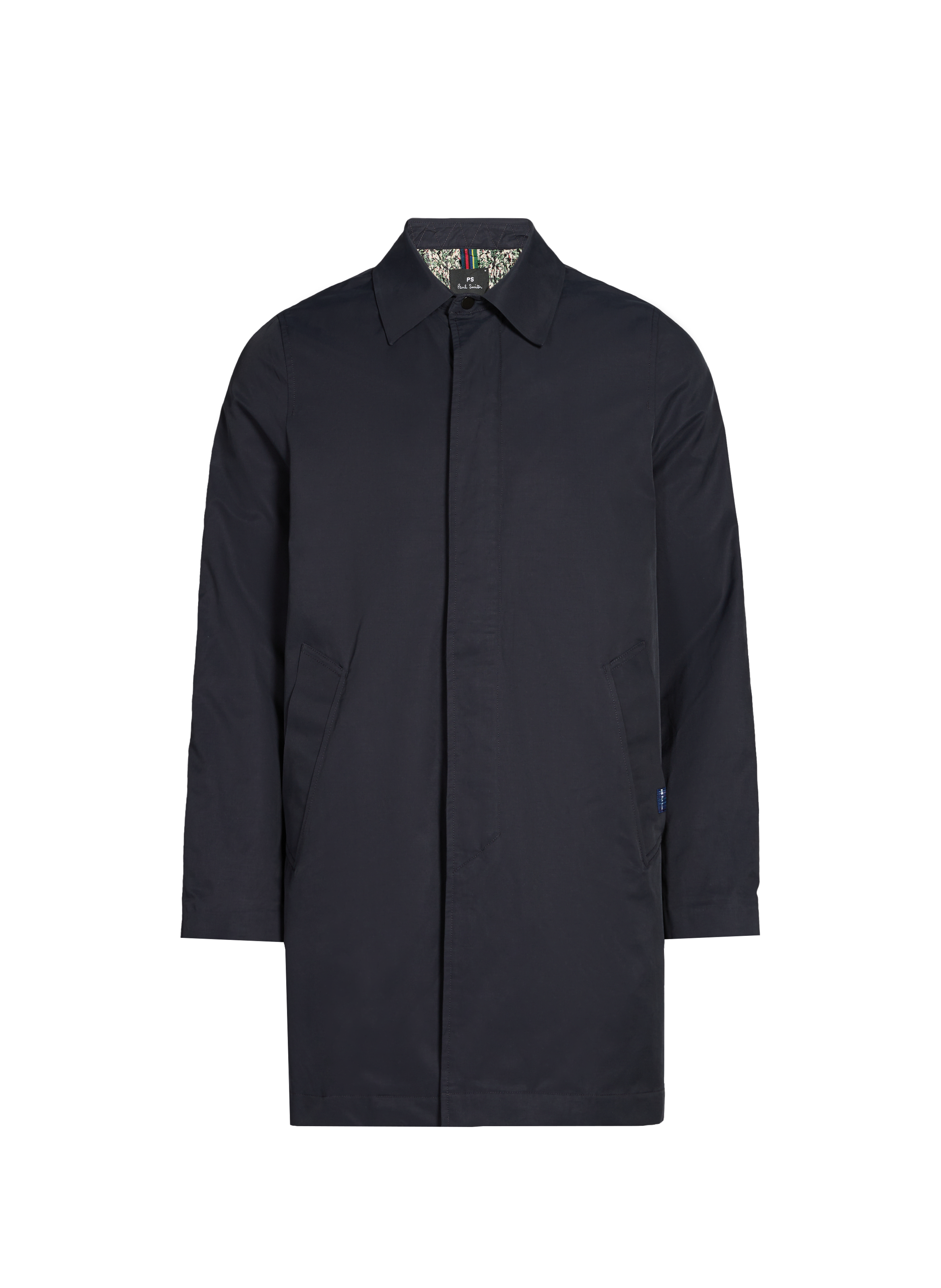 Light Mac Coat PAUL SMITH Blue