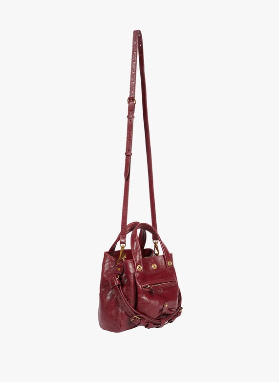 Sac à main Billy Nano en cuir  | Rouge by JÉRÔME DREYFUSS Sac à main Billy Nano en cuir  Rouge