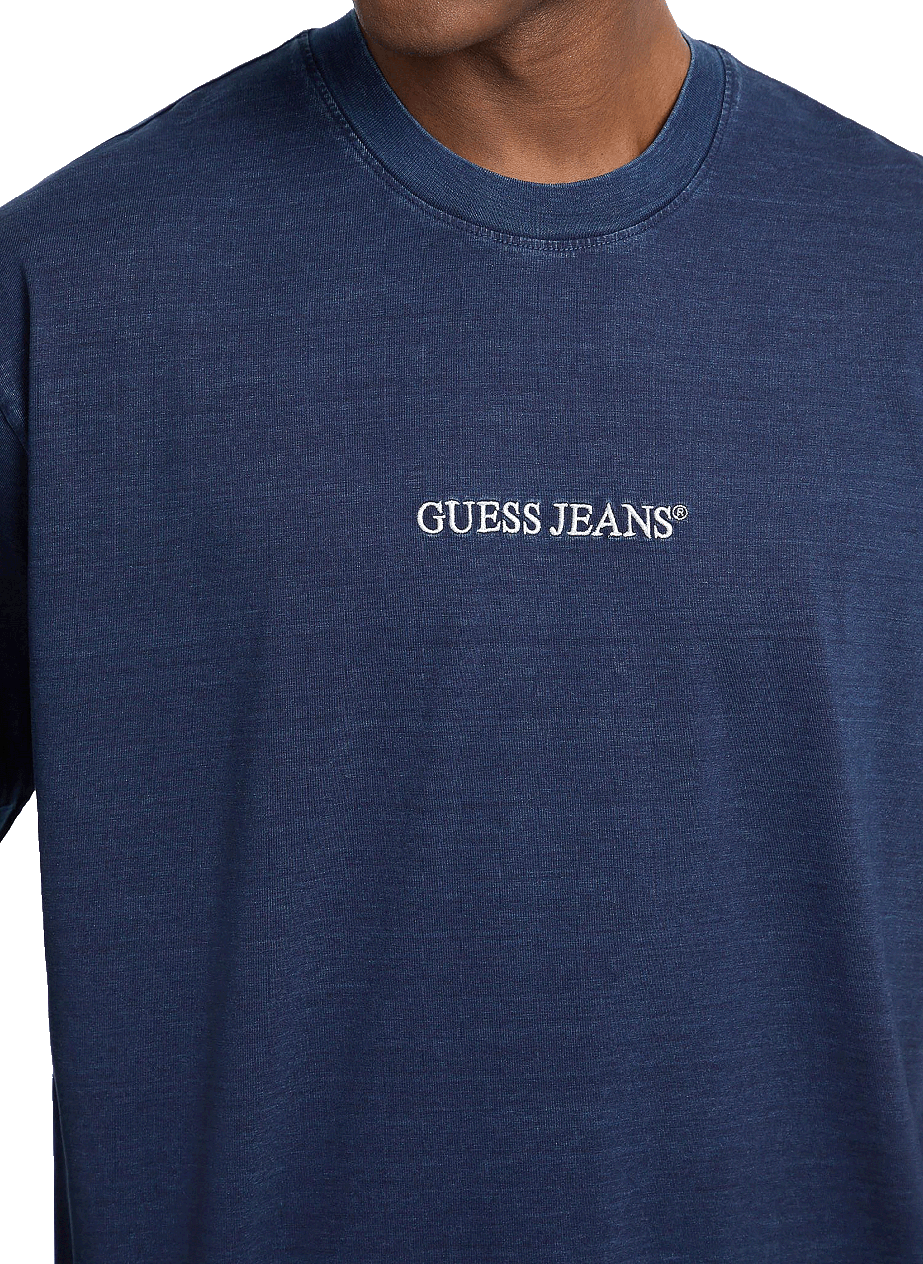 Classic Cotton T-Shirt GUESS Blue