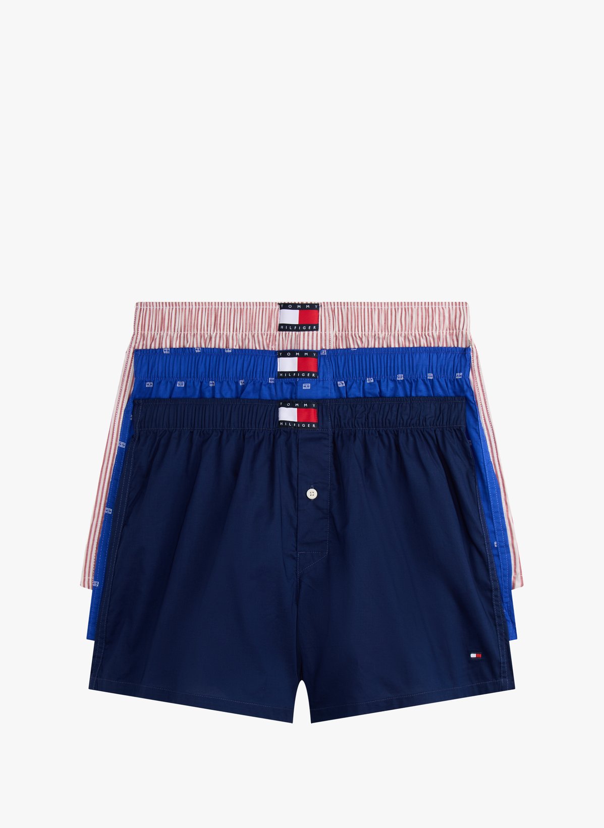 Tommy Hilfiger Lot De 3 Boxers Heritage À Motif In Multi