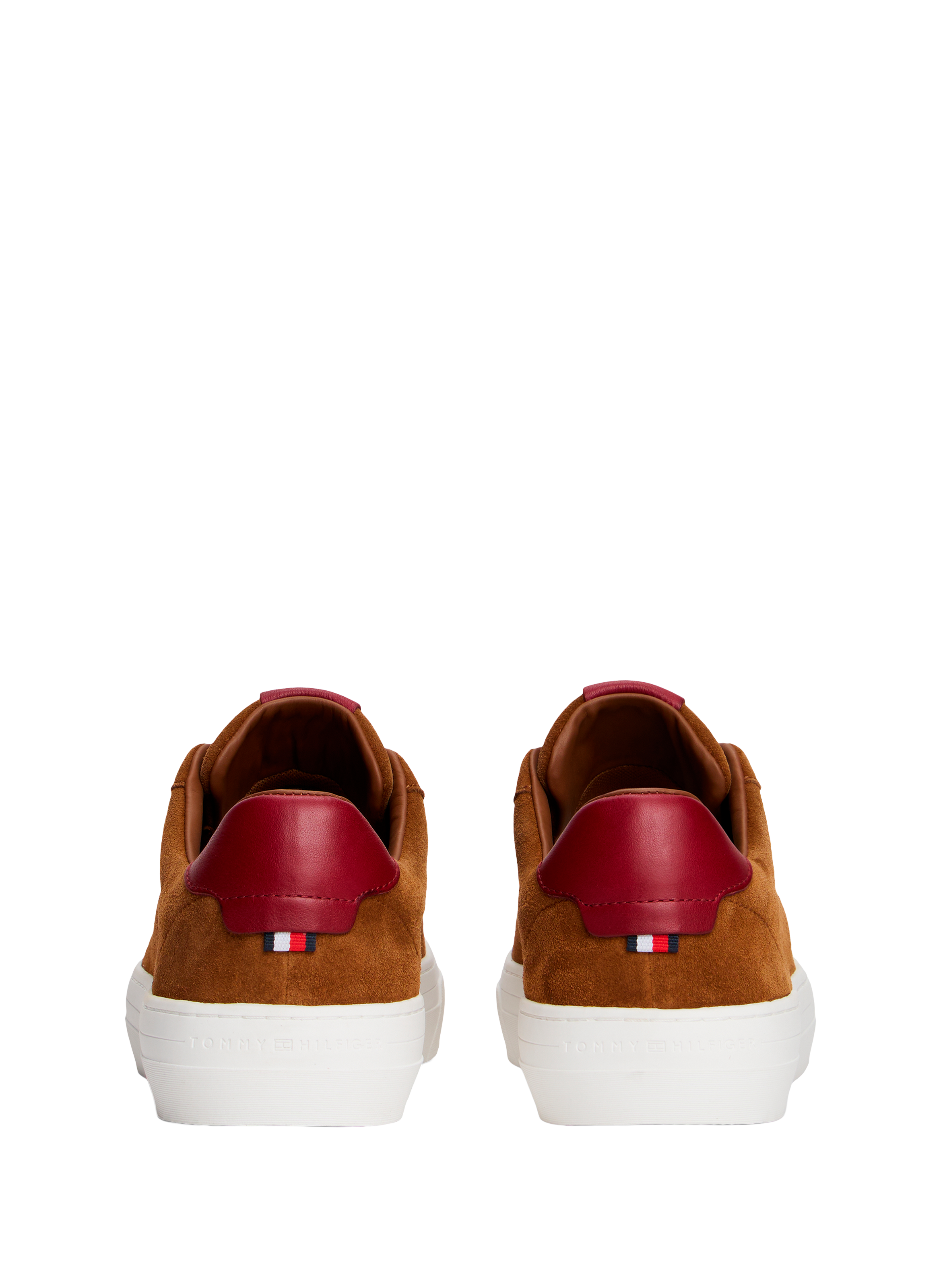 Leather sneakers TOMMY HILFIGER Brown