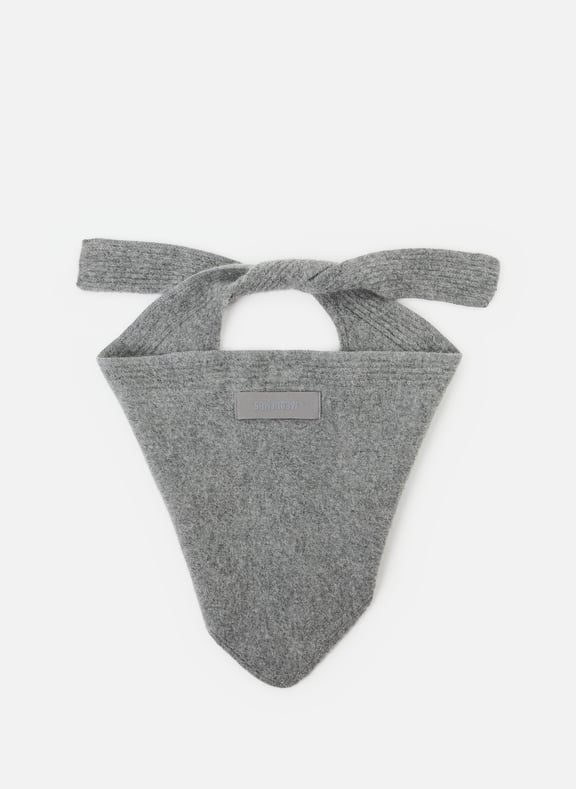 The Gros Grain Shawl Grey by JACQUEMUS JACQUEMUS The Gros Grain Shawl Grey
