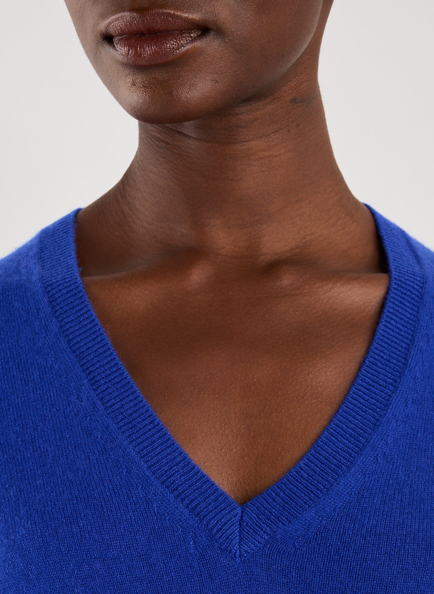 Pull en cachemire AU PRINTEMPS PARIS Bleu