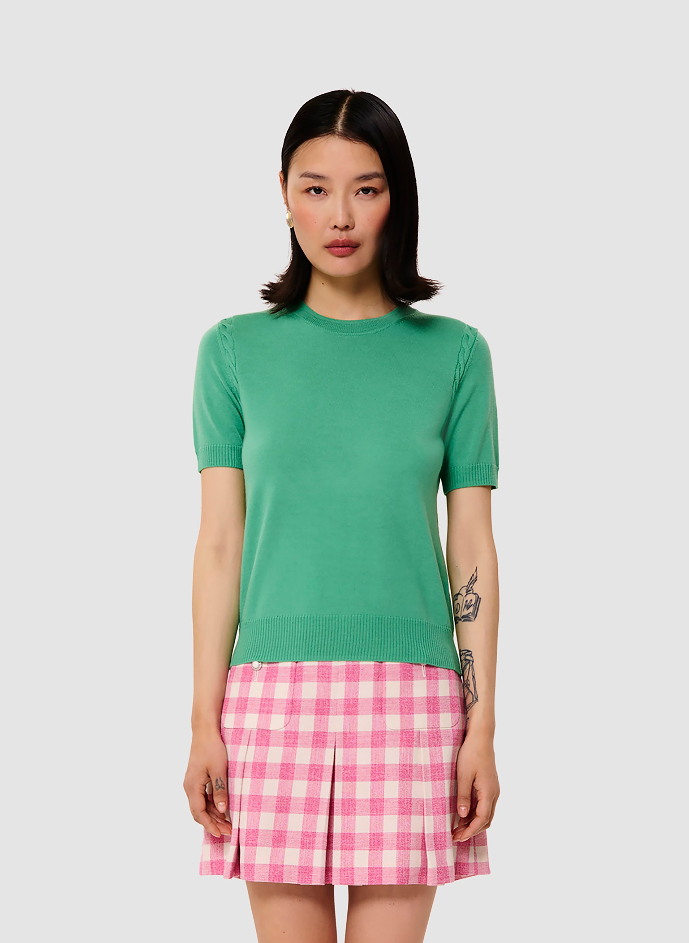 Pull pica TARA JARMON Vert