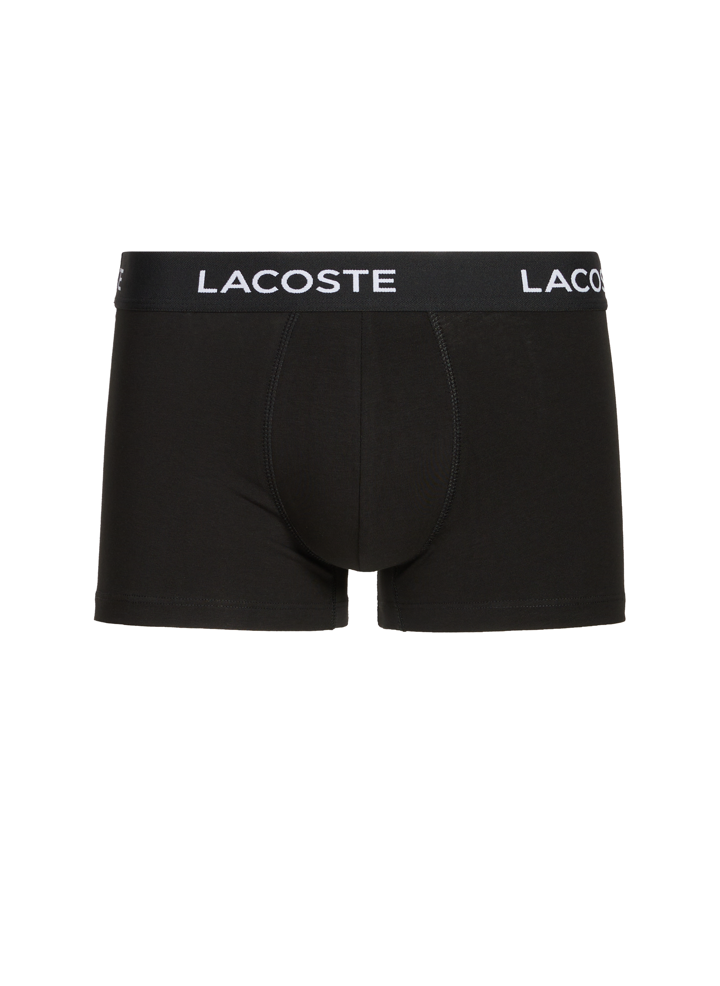 Lot de 5 boxers en coton mélangé LACOSTE Noir