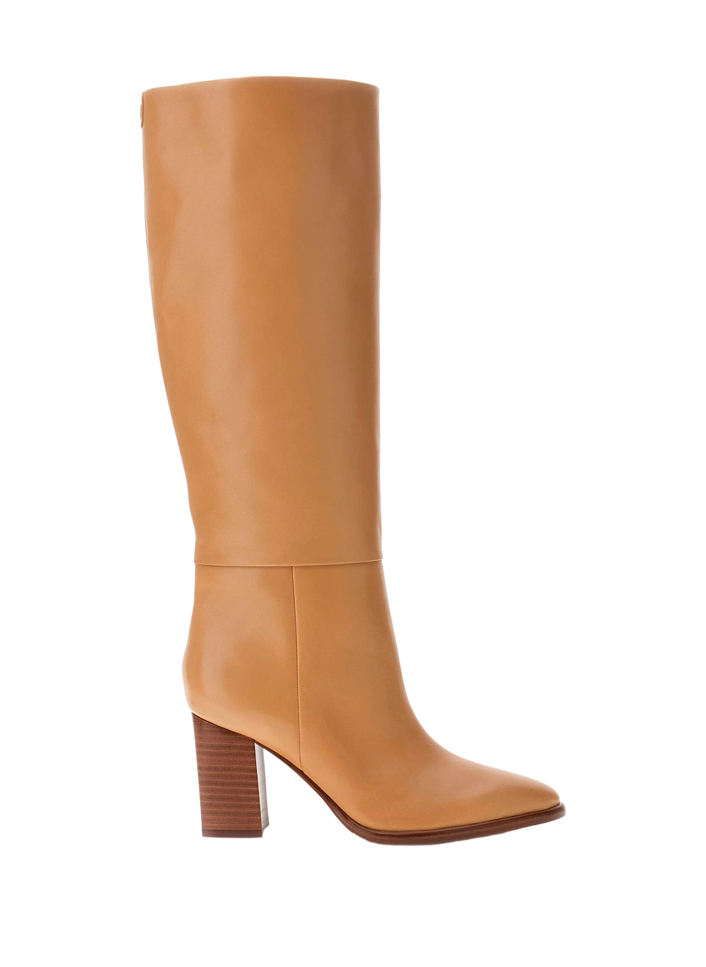 GUESS Bottes hautes Perinna en cuir Beige