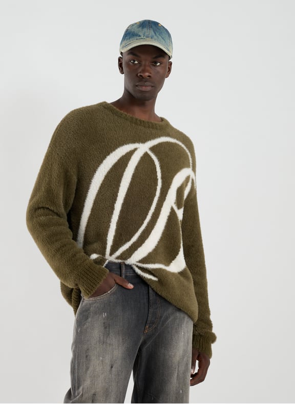 Loose-fit jumper Green by ONLY THE BLIND ONLY THE BLIND Loose-fit jumper Green