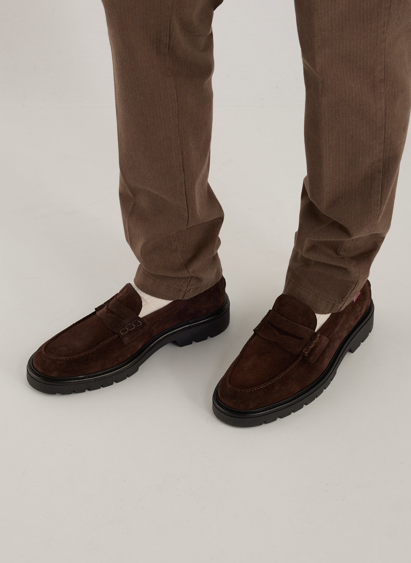 Suede leather moccasins PAUL SMITH Brown