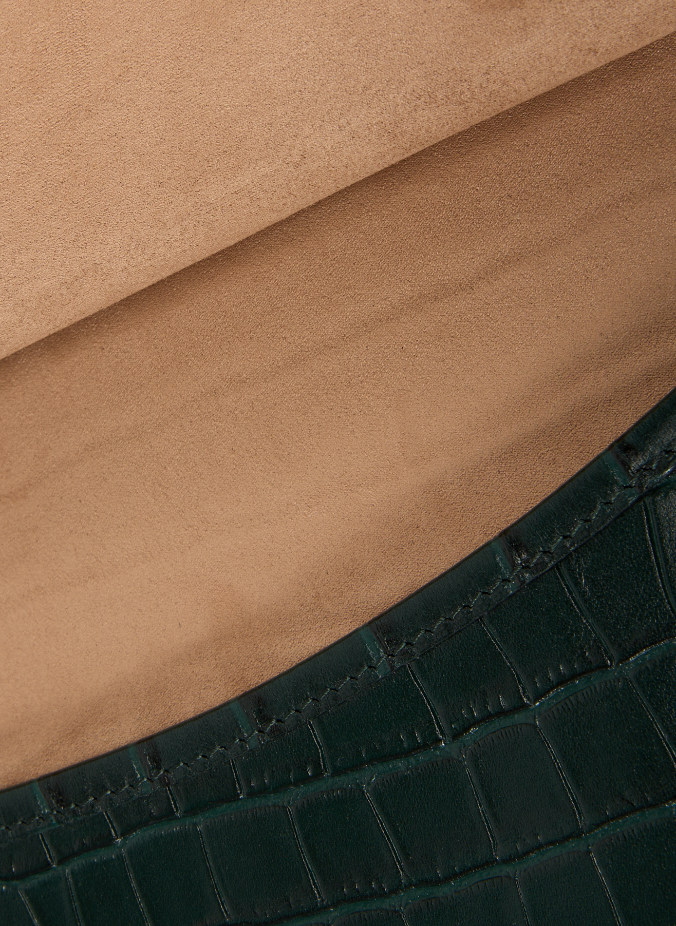 Cowhide leather tennis bag LACOSTE Green